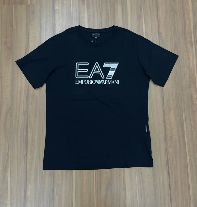 CAMISETA ARMANI COM ESTAMPA EA7 EM VELUDO