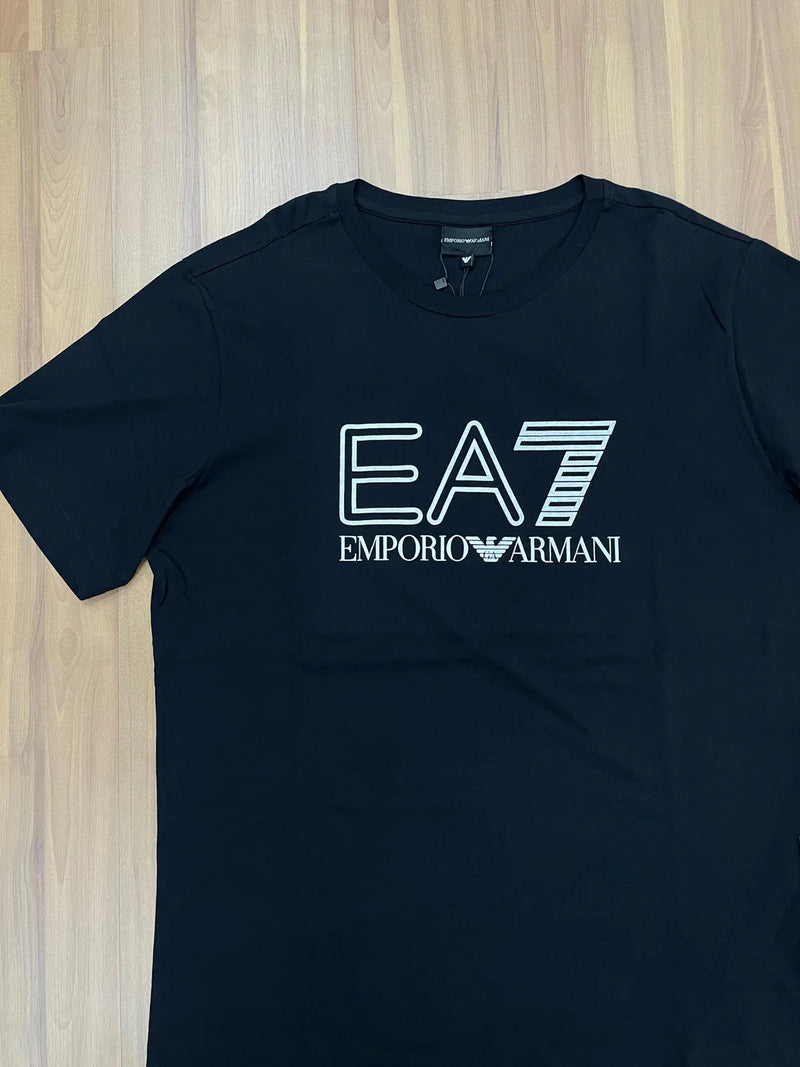 CAMISETA ARMANI COM ESTAMPA EA7 EM VELUDO