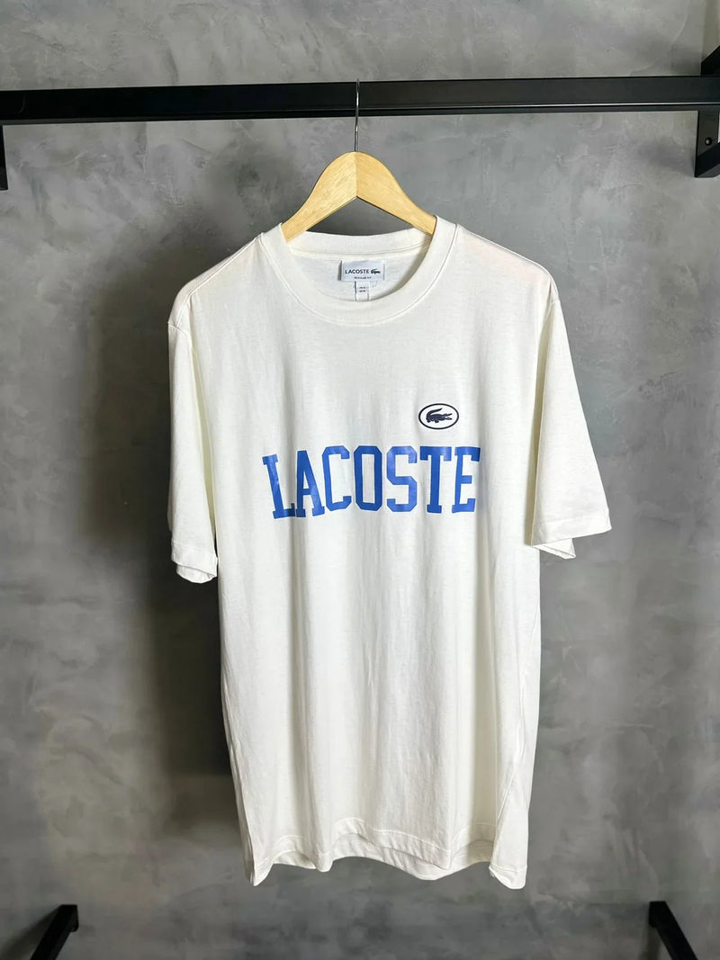 CAMISETA LACOSTE ESMPA NOVA E EMBLEMA 2024