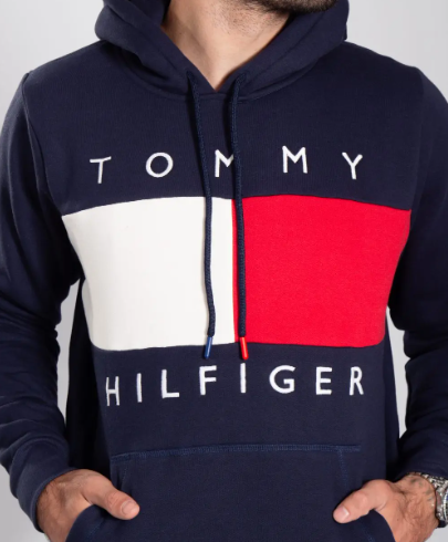 MOLETOM TOMMY HILFIGER  AZUL MARINHO