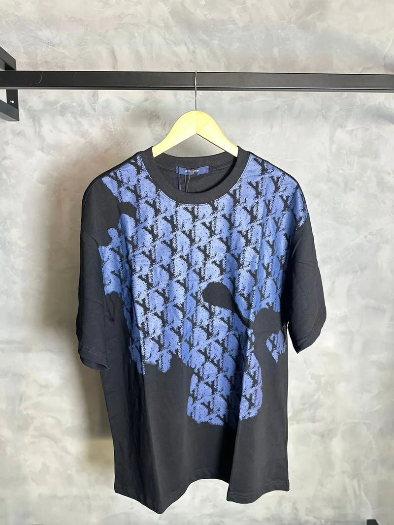 CAMISETA LOUIS VUITTON PREMIUM ESTAMPA AZUL