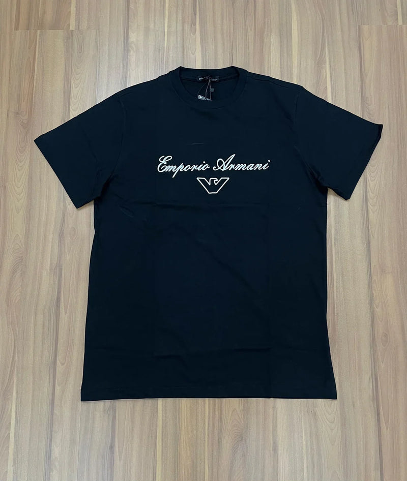 CAMISETA ARMANI COM BORDADO EMPORIO ARMANI E AGUIA