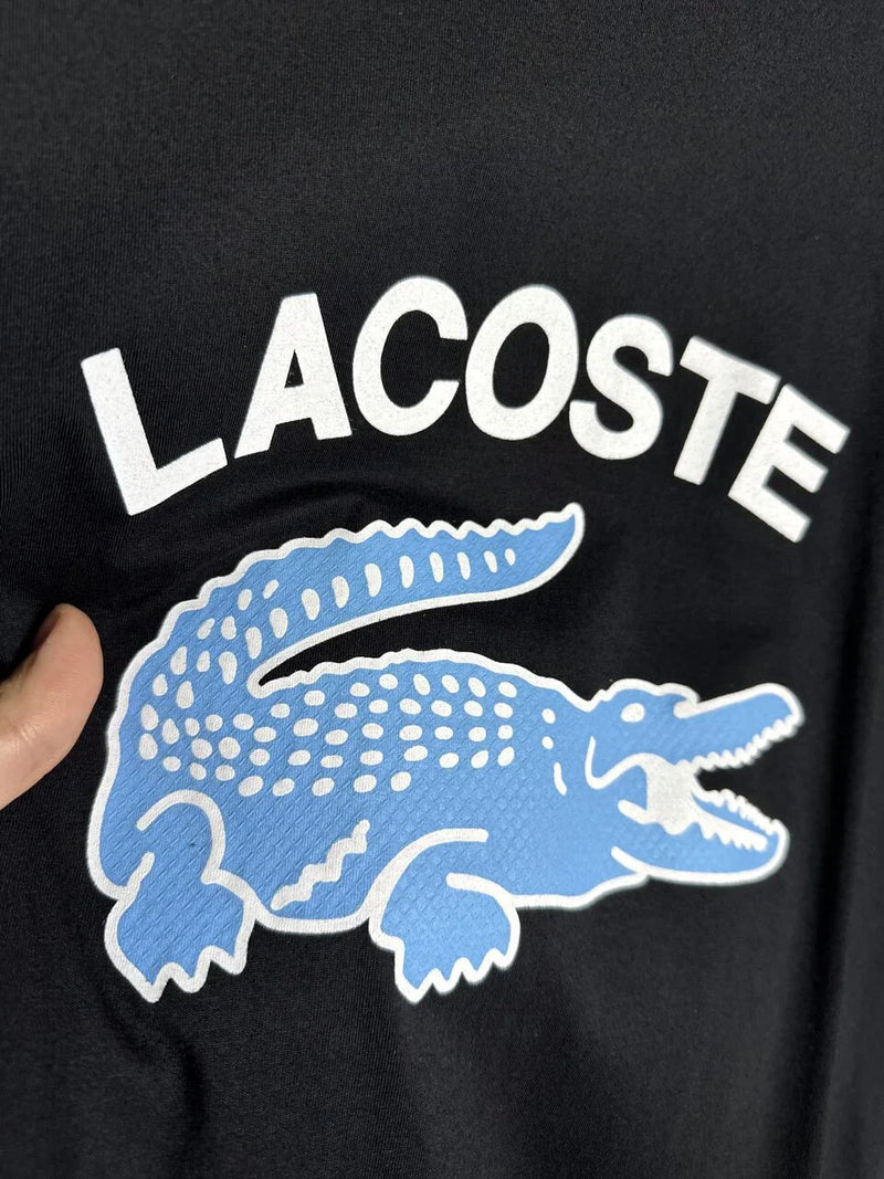 CAMISETA LACOSTE CROCODILO AZUL