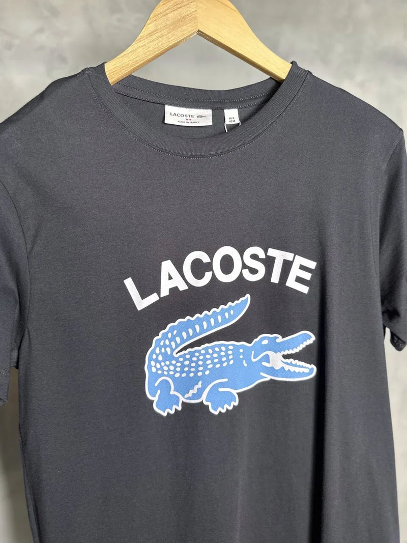 CAMISETA LACOSTE CROCODILO AZUL